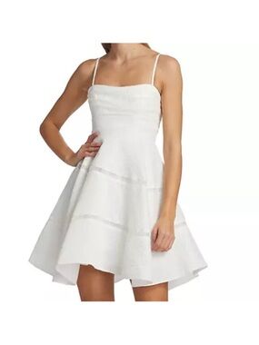 knee length dresses for ladies AJE Women's Rushes Raffia Knit Mini Dress